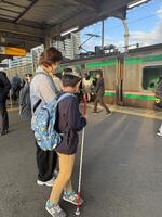 小学部行事　長町駅