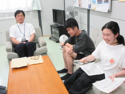 中学部行事　校長室